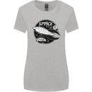 Space Trip Rocket Ship Astronaut Womens Wider Cut T-Shirt Sports Grey