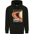 Space Velodrome Cycling Cyclist Bicycle Childrens Kids Hoodie Black