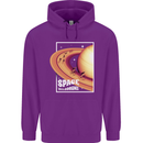 Space Velodrome Cycling Cyclist Bicycle Childrens Kids Hoodie Purple