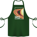 Space Velodrome Cycling Cyclist Bicycle Cotton Apron 100% Organic Forest Green
