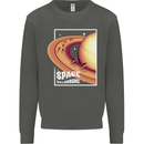 Space Velodrome Cycling Cyclist Bicycle Kids Sweatshirt Jumper Storm Grey