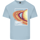 Space Velodrome Cycling Cyclist Bicycle Kids T-Shirt Childrens Light Blue