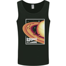 Space Velodrome Cycling Cyclist Bicycle Mens Vest Tank Top Black