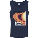 Space Velodrome Cycling Cyclist Bicycle Mens Vest Tank Top Navy Blue
