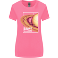 Space Velodrome Cycling Cyclist Bicycle Womens Wider Cut T-Shirt Azalea