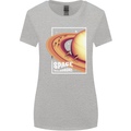 Space Velodrome Cycling Cyclist Bicycle Womens Wider Cut T-Shirt Sports Grey