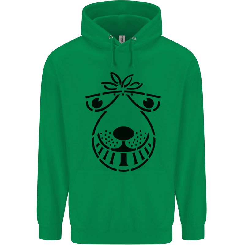 Spacehopper Retro Bouncy Toy Space Hopper Childrens Kids Hoodie Irish Green