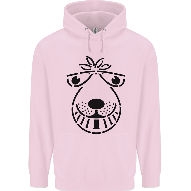 Spacehopper Retro Bouncy Toy Space Hopper Childrens Kids Hoodie Light Pink