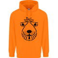 Spacehopper Retro Bouncy Toy Space Hopper Childrens Kids Hoodie Orange