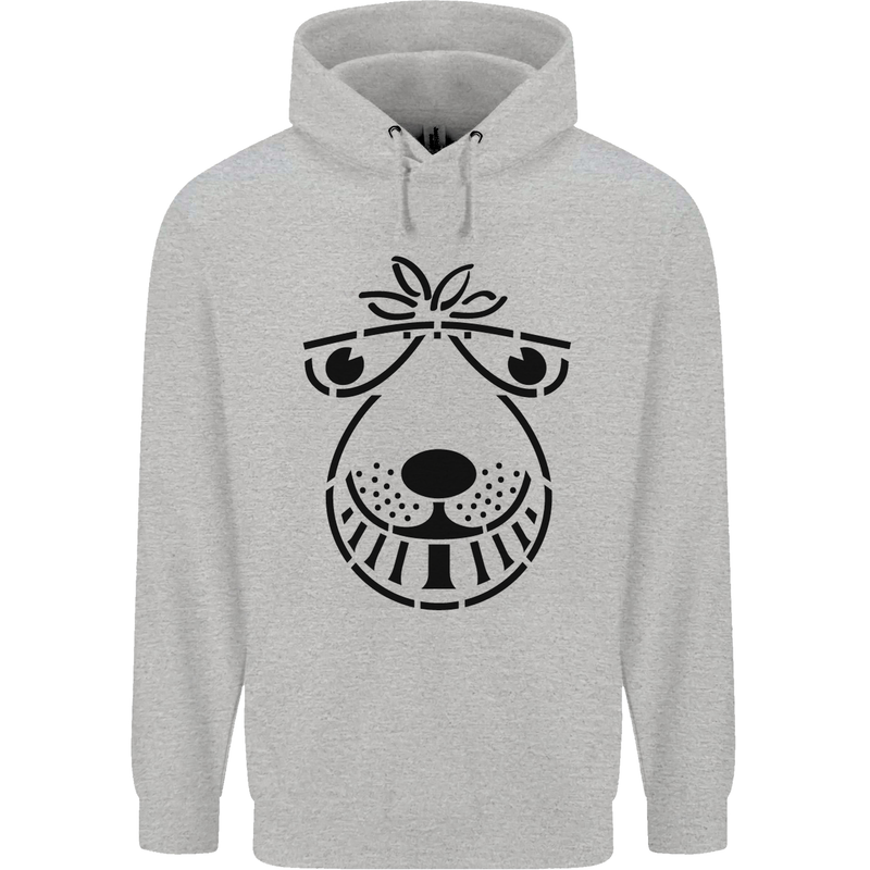 Spacehopper Retro Bouncy Toy Space Hopper Childrens Kids Hoodie Sports Grey