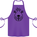 Spacehopper Retro Bouncy Toy Space Hopper Cotton Apron 100% Organic Purple