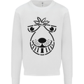Spacehopper Retro Bouncy Toy Space Hopper Kids Sweatshirt Jumper White