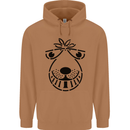 Spacehopper Retro Bouncy Toy Space Hopper Mens 80% Cotton Hoodie Caramel Latte