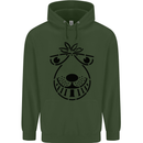 Spacehopper Retro Bouncy Toy Space Hopper Mens 80% Cotton Hoodie Forest Green