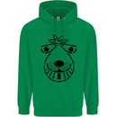 Spacehopper Retro Bouncy Toy Space Hopper Mens 80% Cotton Hoodie Irish Green
