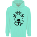 Spacehopper Retro Bouncy Toy Space Hopper Mens 80% Cotton Hoodie Peppermint