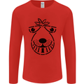 Spacehopper Retro Bouncy Toy Space Hopper Mens Long Sleeve T-Shirt Red
