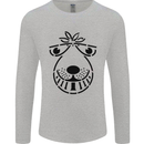 Spacehopper Retro Bouncy Toy Space Hopper Mens Long Sleeve T-Shirt Sports Grey