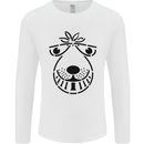 Spacehopper Retro Bouncy Toy Space Hopper Mens Long Sleeve T-Shirt White