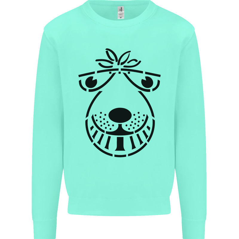 Spacehopper Retro Bouncy Toy Space Hopper Mens Sweatshirt Jumper Peppermint