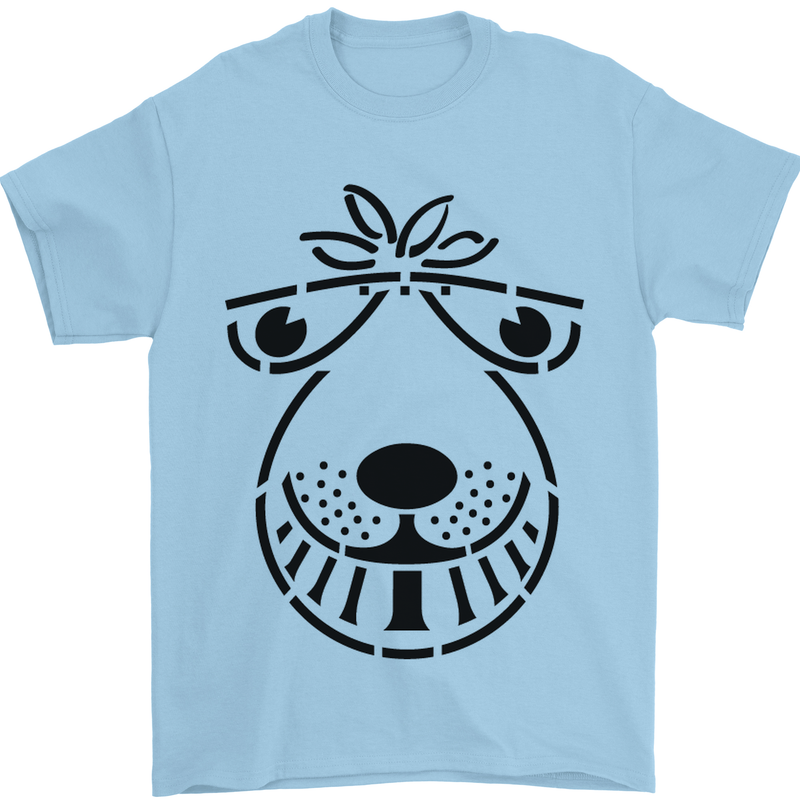 Spacehopper Retro Bouncy Toy Space Hopper Mens T-Shirt Cotton Gildan Light Blue