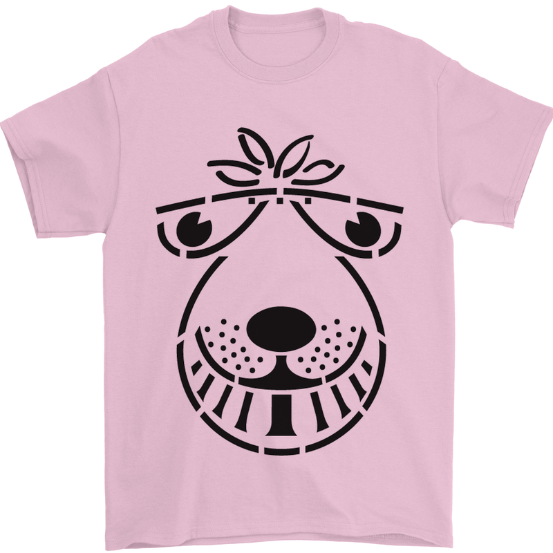 Spacehopper Retro Bouncy Toy Space Hopper Mens T-Shirt Cotton Gildan Light Pink
