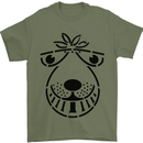Spacehopper Retro Bouncy Toy Space Hopper Mens T-Shirt Cotton Gildan Military Green
