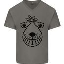 Spacehopper Retro Bouncy Toy Space Hopper Mens V-Neck Cotton T-Shirt Charcoal