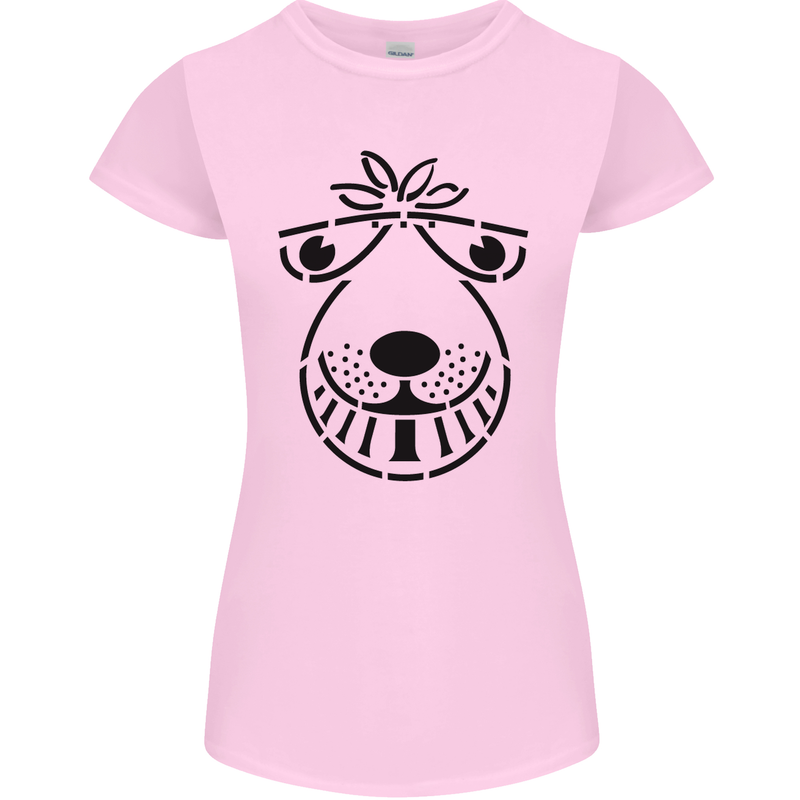 Spacehopper Retro Bouncy Toy Space Hopper Womens Petite Cut T-Shirt Light Pink