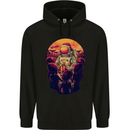 Spaceman Santa Christmas Space Astronaut Mens Hoodie Black