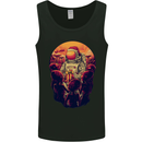 Spaceman Santa Christmas Space Astronaut Mens Vest Tank Top Black