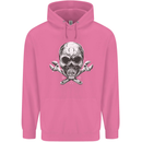 Spanner Skull Mechanic Biker Childrens Kids Hoodie Azalea