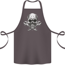 Spanner Skull Mechanic Biker Cotton Apron 100% Organic Dark Grey