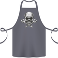 Spanner Skull Mechanic Biker Cotton Apron 100% Organic Steel