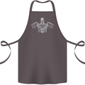 Spartan Biker Motorbike Motorcycle Cotton Apron 100% Organic Dark Grey