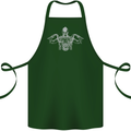 Spartan Biker Motorbike Motorcycle Cotton Apron 100% Organic Forest Green
