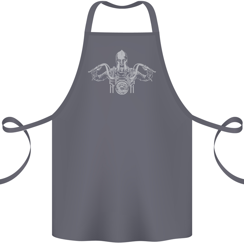 Spartan Biker Motorbike Motorcycle Cotton Apron 100% Organic Steel