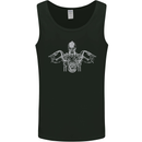 Spartan Biker Motorbike Motorcycle Mens Vest Tank Top Black