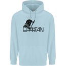 Spartan Gym Training Top Bodybuilding Childrens Kids Hoodie Light Blue