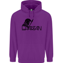 Spartan Gym Training Top Bodybuilding Childrens Kids Hoodie Purple
