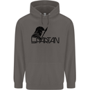 Spartan Gym Training Top Bodybuilding Mens 80% Cotton Hoodie Charcoal