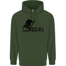 Spartan Gym Training Top Bodybuilding Mens 80% Cotton Hoodie Forest Green