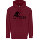 Spartan Gym Training Top Bodybuilding Mens 80% Cotton Hoodie Maroon