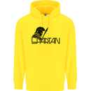 Spartan Gym Training Top Bodybuilding Mens 80% Cotton Hoodie Yellow