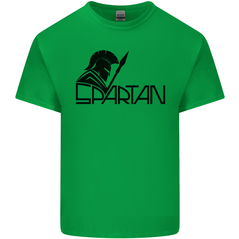 Spartan Gym Training Top Bodybuilding Mens Cotton T-Shirt Tee Top Irish Green