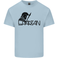 Spartan Gym Training Top Bodybuilding Mens Cotton T-Shirt Tee Top Light Blue