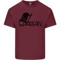 Spartan Gym Training Top Bodybuilding Mens Cotton T-Shirt Tee Top Maroon