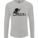 Spartan Gym Training Top Bodybuilding Mens Long Sleeve T-Shirt Sports Grey