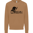 Spartan Gym Training Top Bodybuilding Mens Sweatshirt Jumper Caramel Latte