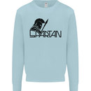 Spartan Gym Training Top Bodybuilding Mens Sweatshirt Jumper Light Blue